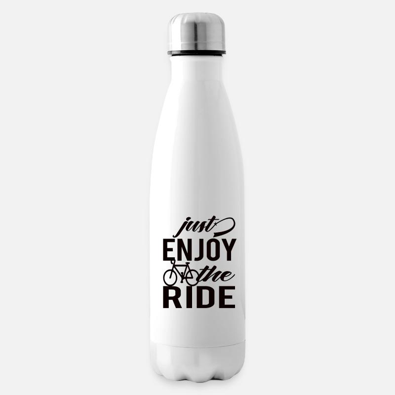 Just Enjoy The Ride Rennrad - Isolierflasche - Weiß
