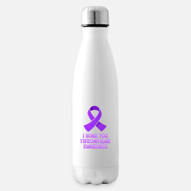 Fibromyalgie Rheuma Cool - Isolierflasche - Weiß