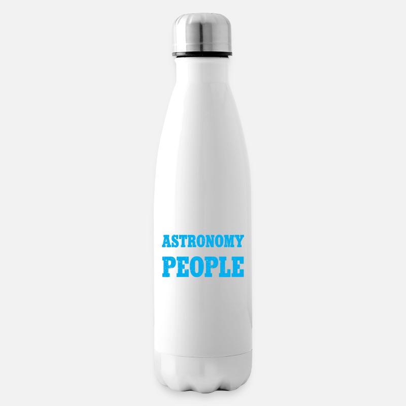 Astronom Geschenk Astrologie Teleskop Astronomie - Isolierflasche - Weiß