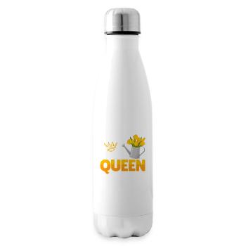 Garten Queen - Gartenliebhaberinnen - Isolierflasche - Weiß - Rechts