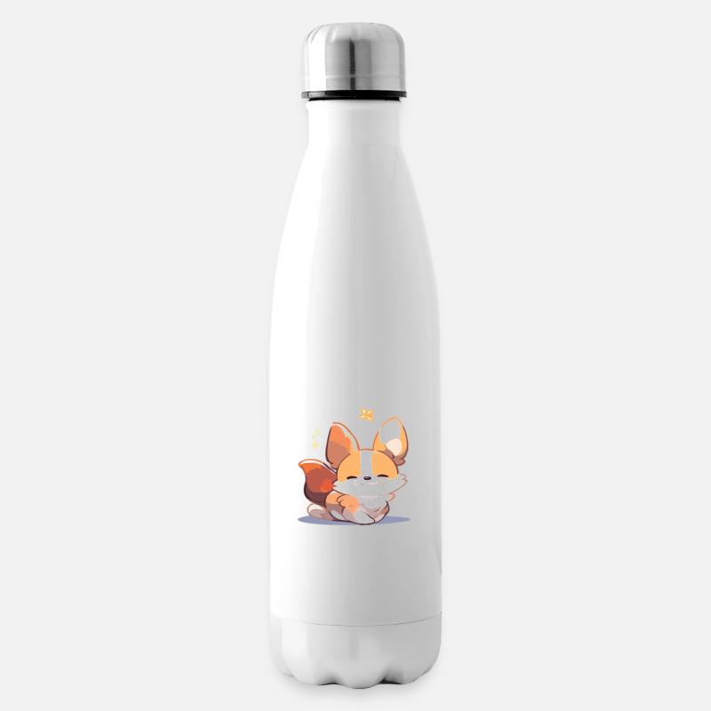 Corgi Chien - Bouteille isotherme - blanc