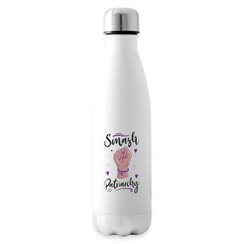 Le patriarcat féministe - Bouteille isotherme - blanc - Droite