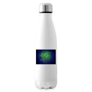 Dark Light Forest - Insulated Water Bottle - white - Right