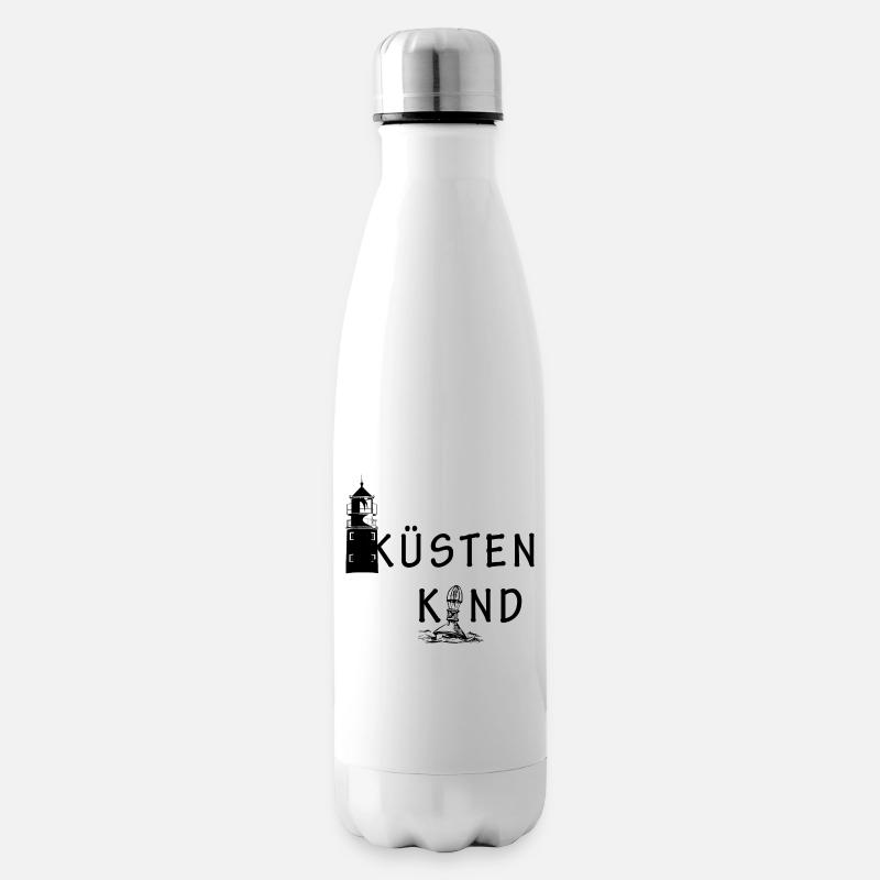 Küstenkind - Isolierflasche - Weiß