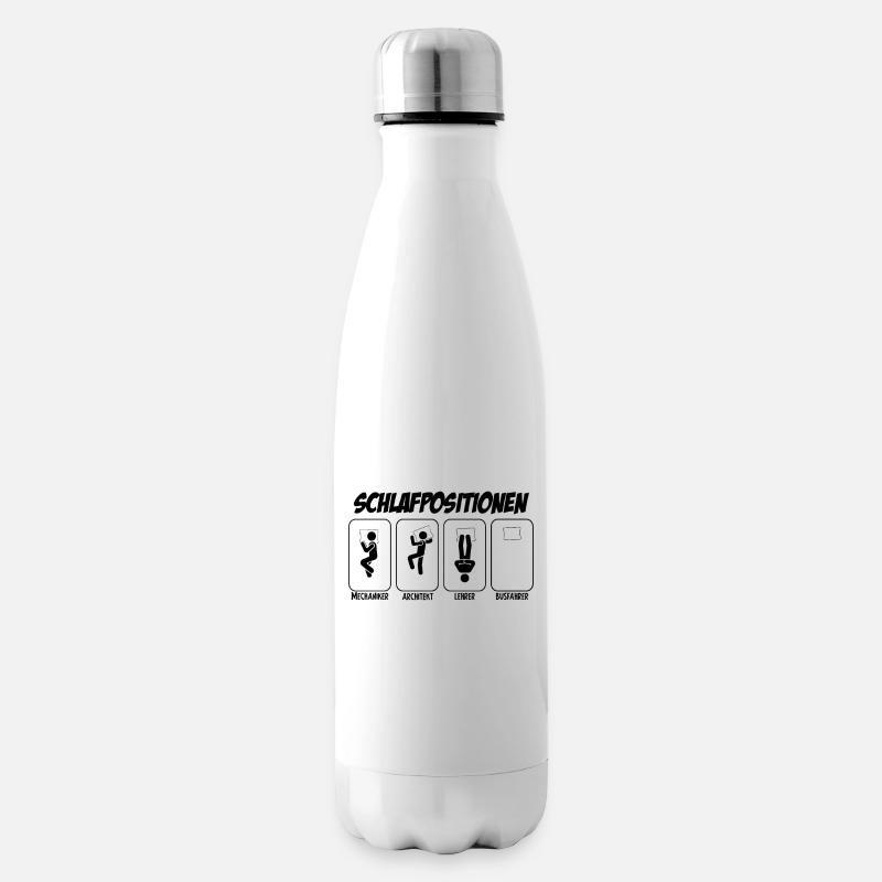 Busfahrer Geschenk Schichtarbeiter Busfahrer - Isolierflasche - Weiß