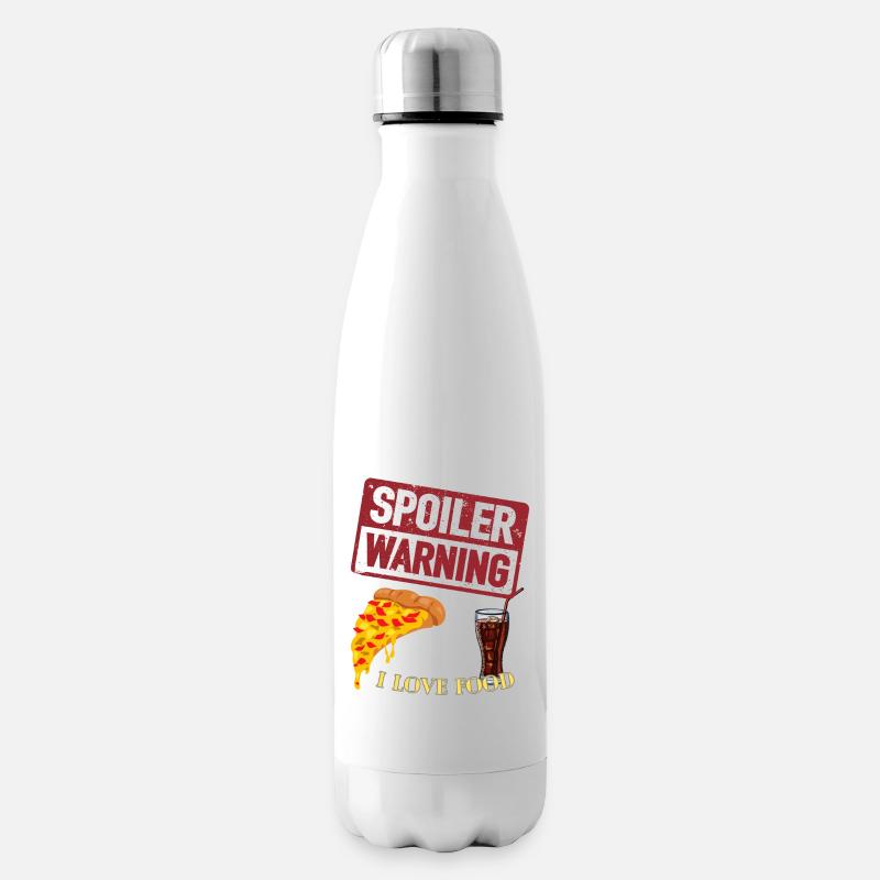 Spoiler Alarm - Isolierflasche - Weiß