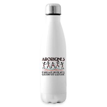 Aboriginal Embrace Diversity - Insulated Water Bottle - white - Right