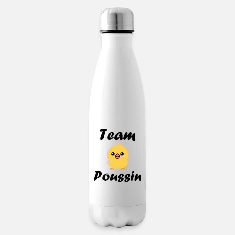 Team poussin - Bouteille isotherme - blanc