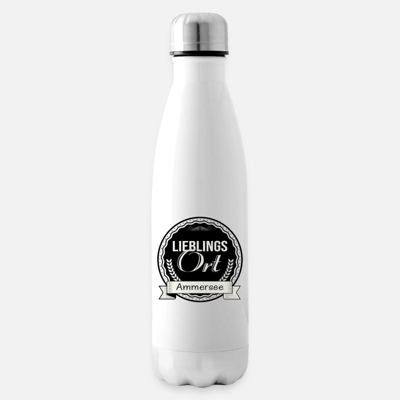 Lieblingsort Ammersee - Isolierflasche - Weiß