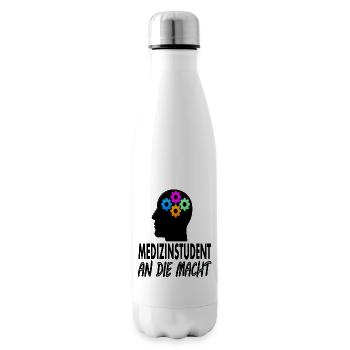 Medizinstudent Medizin studieren Geschenk - Isolierflasche - Weiß - Rechts
