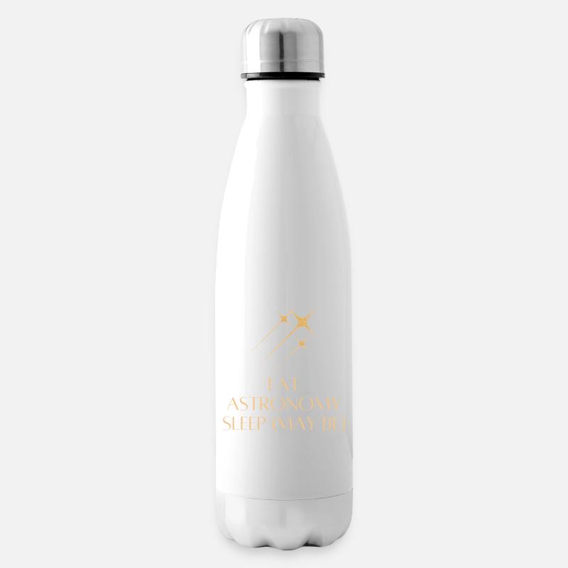 Eat Astronomy Sleep… Maybe - Bouteille isotherme - blanc