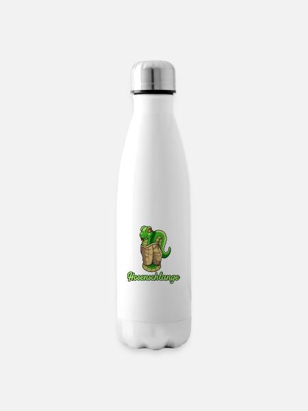 Hosenschlange - Isolierflasche - Weiß