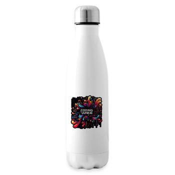 Coding Junkie 12 - Insulated Water Bottle - white - Right