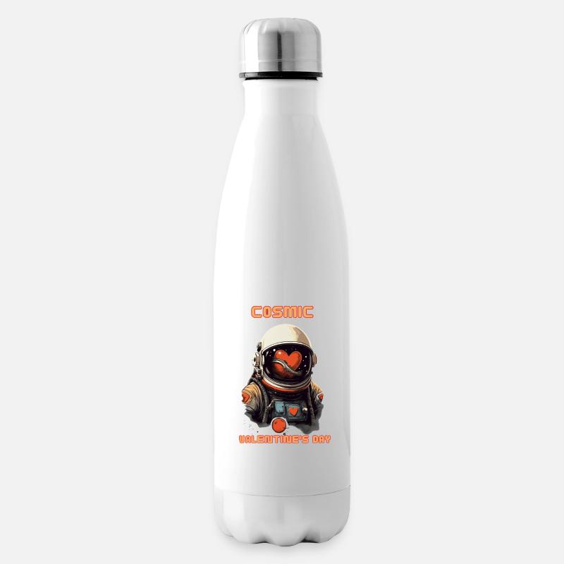 Saint-Valentin cosmique - Bouteille isotherme - blanc