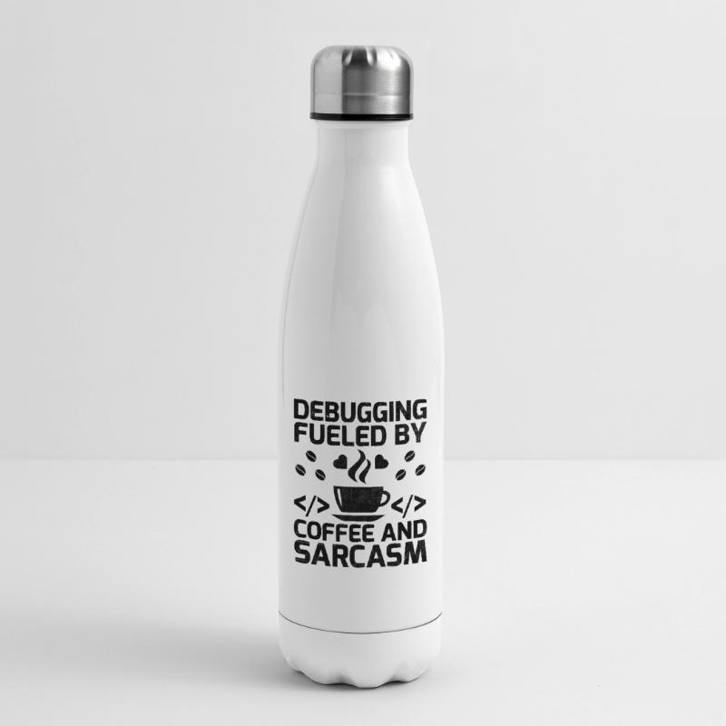 Coffee Coding Programmer Coder Developer Nerd Coff Insulated Water Bottle