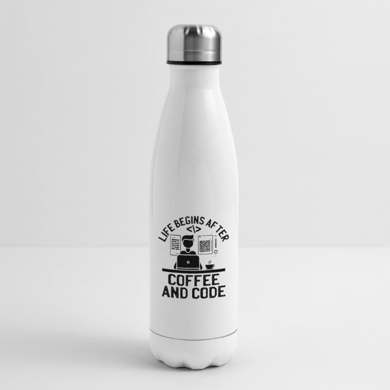 Kaffee-Codierung Programmierer Programmierer Entwickler Nerd Coff Isolierflasche