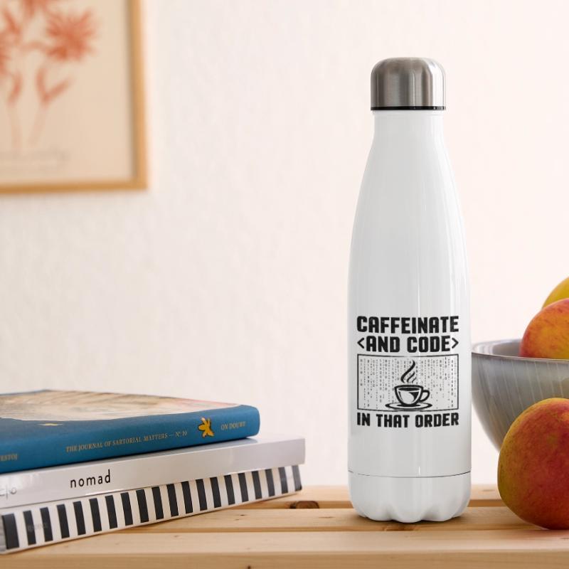 Kaffee-Codierung Programmierer Programmierer Entwickler Nerd Coff Isolierflasche