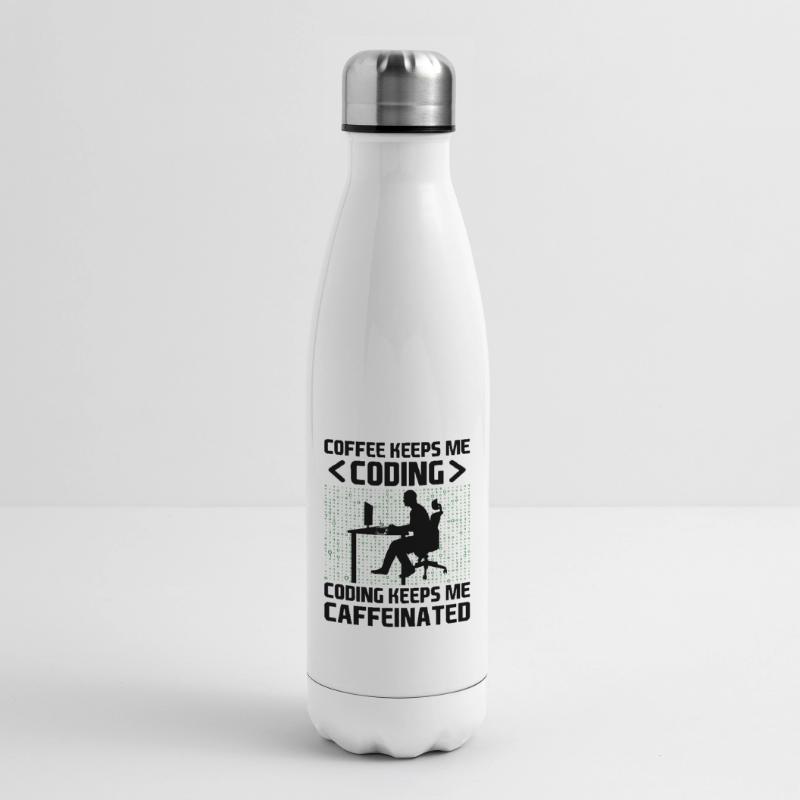 Kaffee-Codierung Programmierer Programmierer Entwickler Nerd Coff Isolierflasche