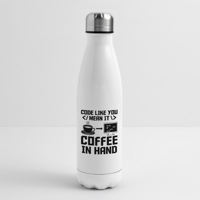 Kaffee-Codierung Programmierer Programmierer Entwickler Nerd Coff Isolierflasche