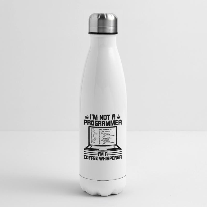 Coffee Coding Programmer Coder Developer Nerd Coff Insulated Water Bottle