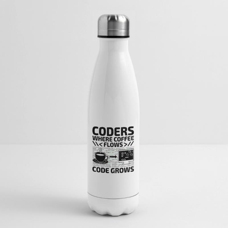 Kaffee-Codierung Programmierer Programmierer Entwickler Nerd Coff Isolierflasche