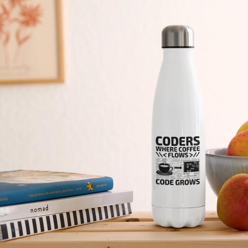 Kaffee-Codierung Programmierer Programmierer Entwickler Nerd Coff Isolierflasche