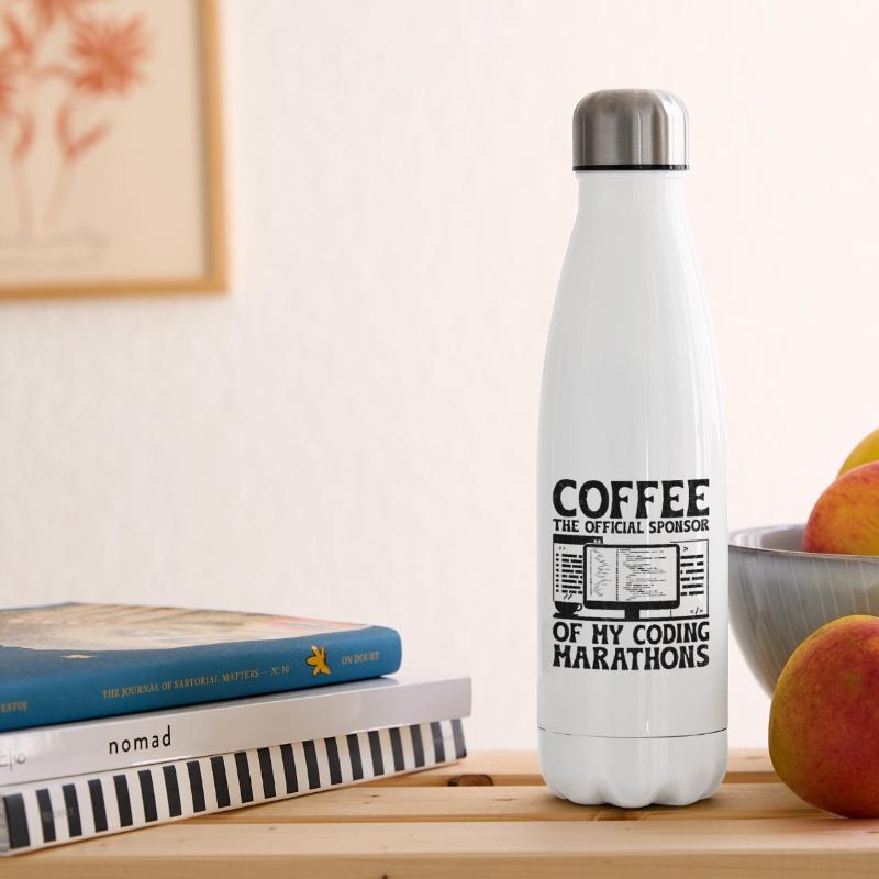 Café Codage Programmeur Codeur Développeur Nerd Coff Bouteille isotherme