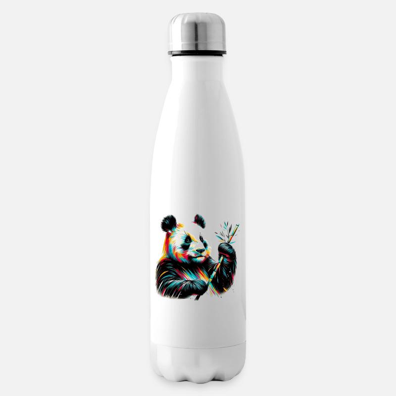 Panda - Isolierflasche - Weiß