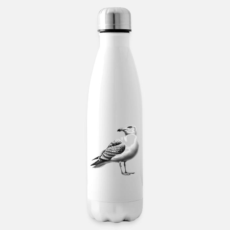 Möwe - Isolierflasche - Weiß