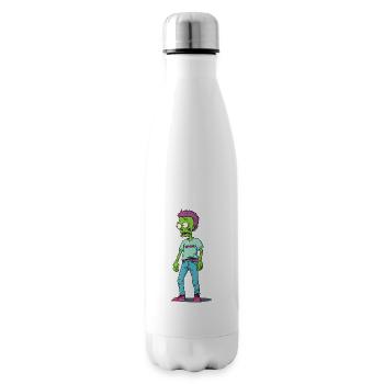 Just another fashion zombie - Insulated Water Bottle - white - Right
