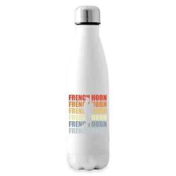 Retro Horn - Isolierflasche - Weiß - Rechts