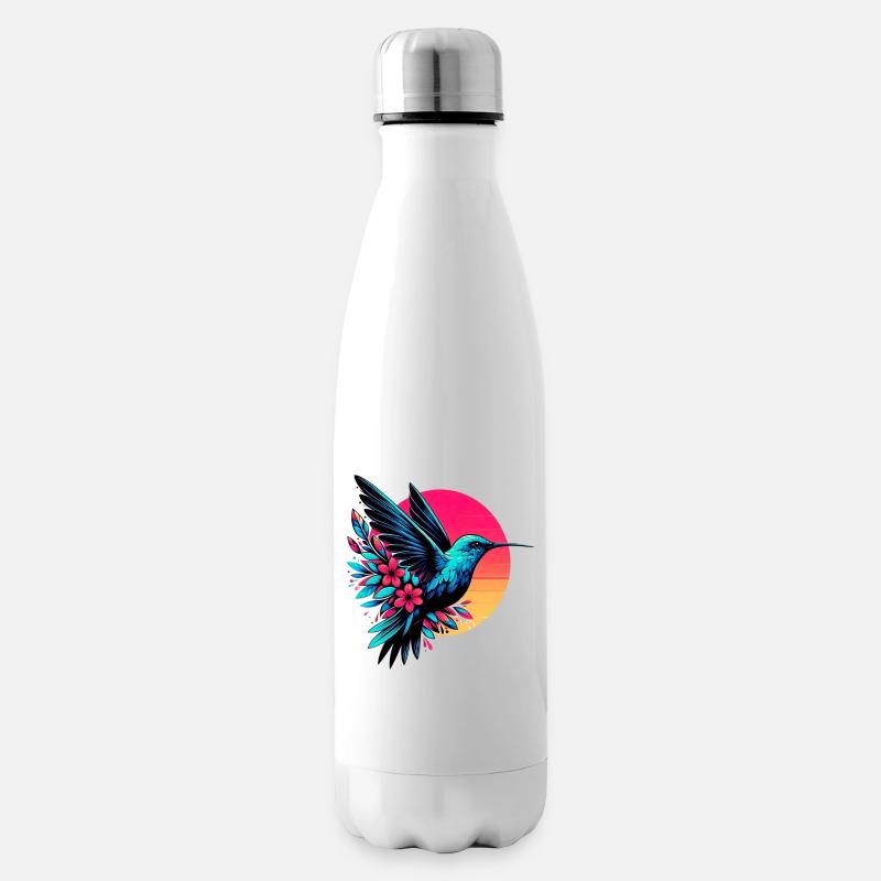 Kolibri - Isolierflasche - Weiß