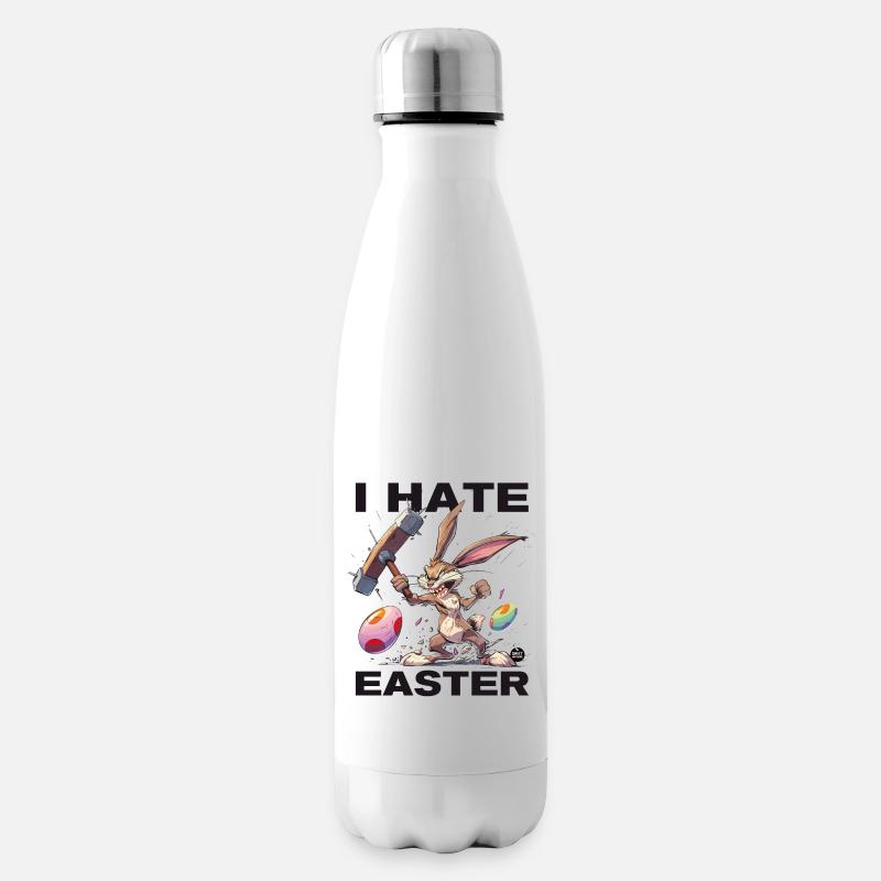 Ich HASSE Ostern! - Isolierflasche - Weiß