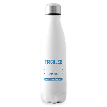 Je suis un menuisier et non un magicien - Bouteille isotherme - blanc - Droite
