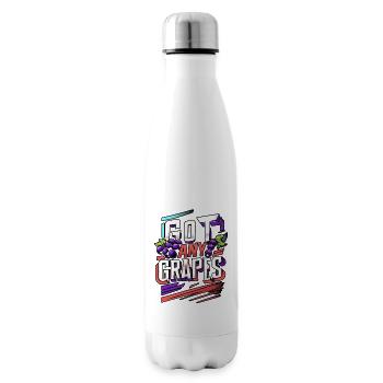 Got Any Grapes 11 - Insulated Water Bottle - white - Right