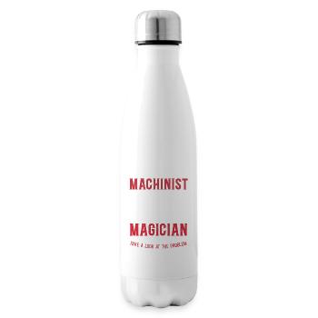 La précision au lieu de la magie - Bouteille isotherme - blanc - Droite