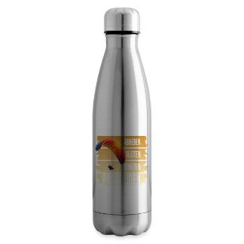 Abheben - Glaiten - Genießen - Paragliden - Isolierflasche - Lightsilver - Rechts