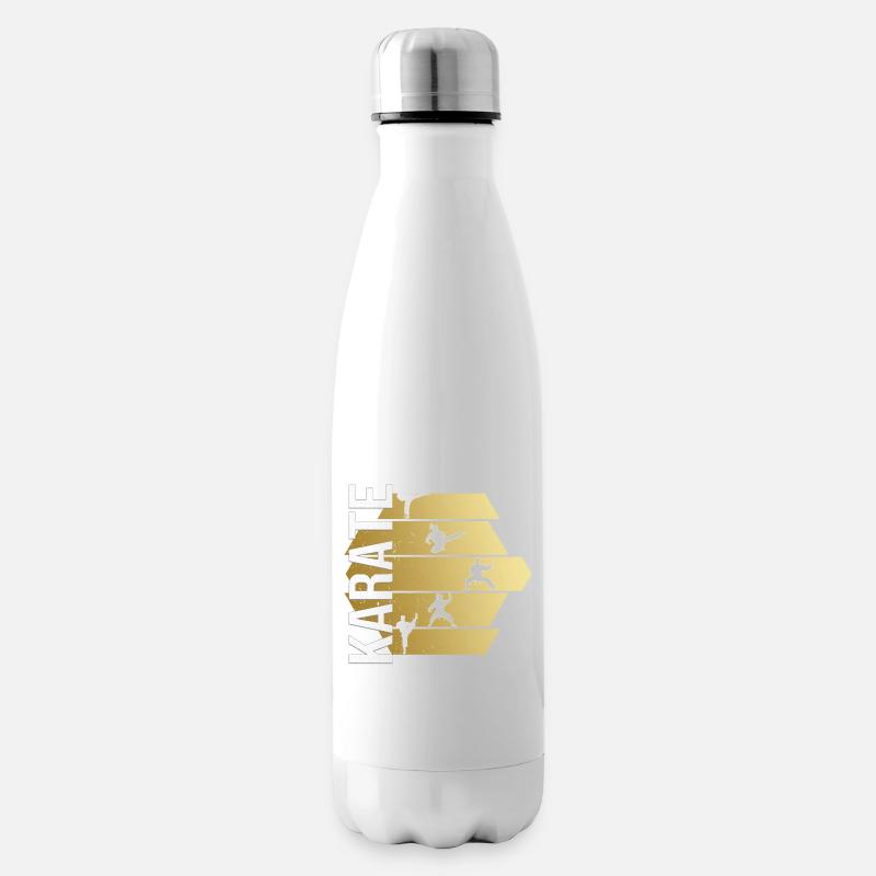 Karate - Isolierflasche - Weiß