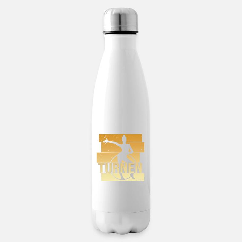 Turnen - Isolierflasche - Weiß