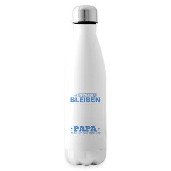Locker bleiben Papa macht das schon - Vatertag - Isolierflasche - Weiß - Rechts