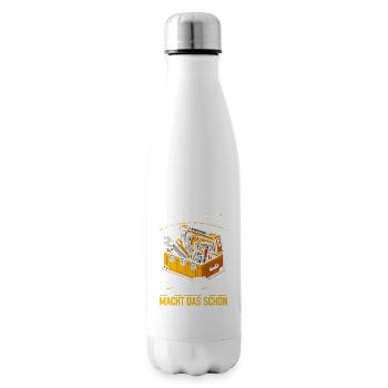 Locker bleiben Papa macht das schon - Vatertag - Isolierflasche - Weiß - Rechts