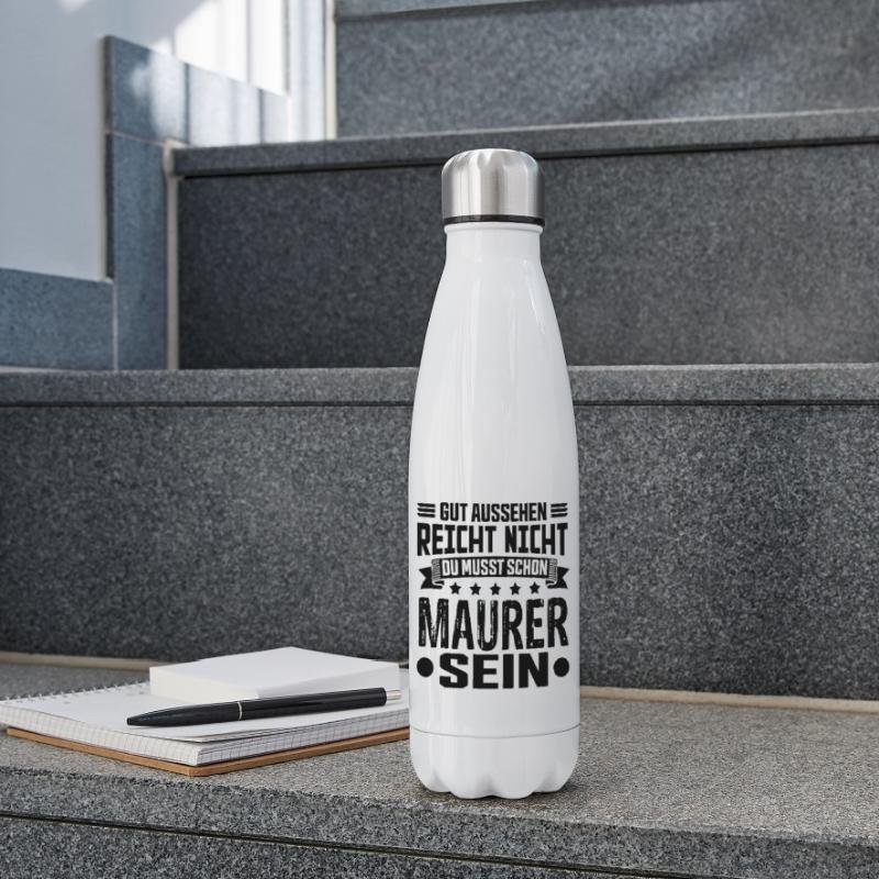 Bricklayer Building Construction Structural Engineer Bricklayer Funny Insulated Water Bottle