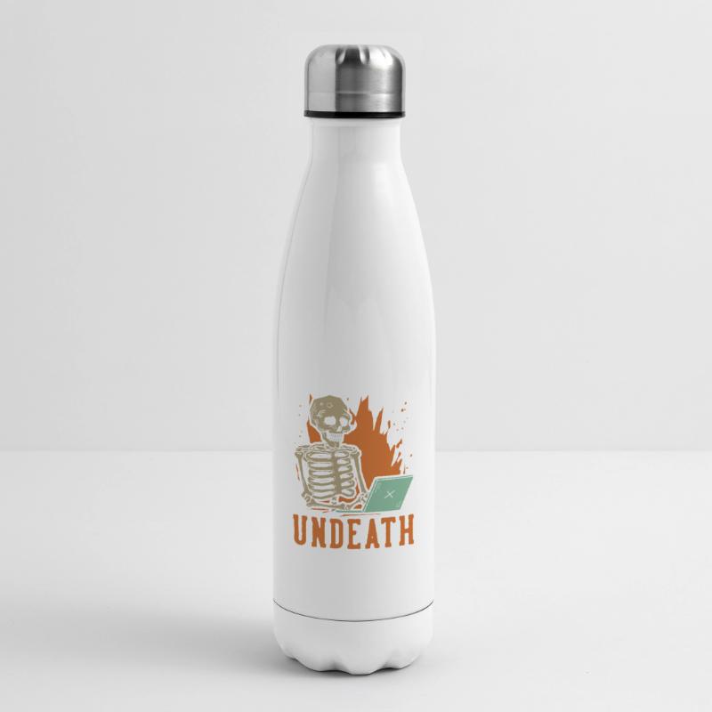 Developer Coder Programmer Skeleton Undeath Insulated Water Bottle
