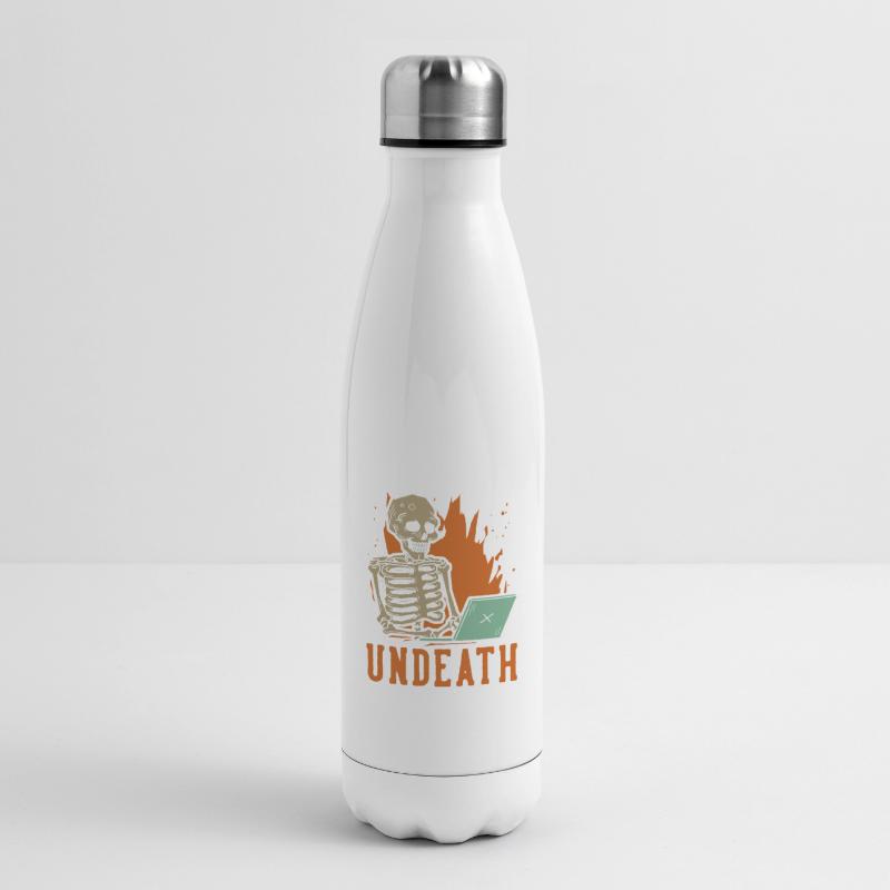 Entwickler Coder Programmierer Skelett Undeath Isolierflasche