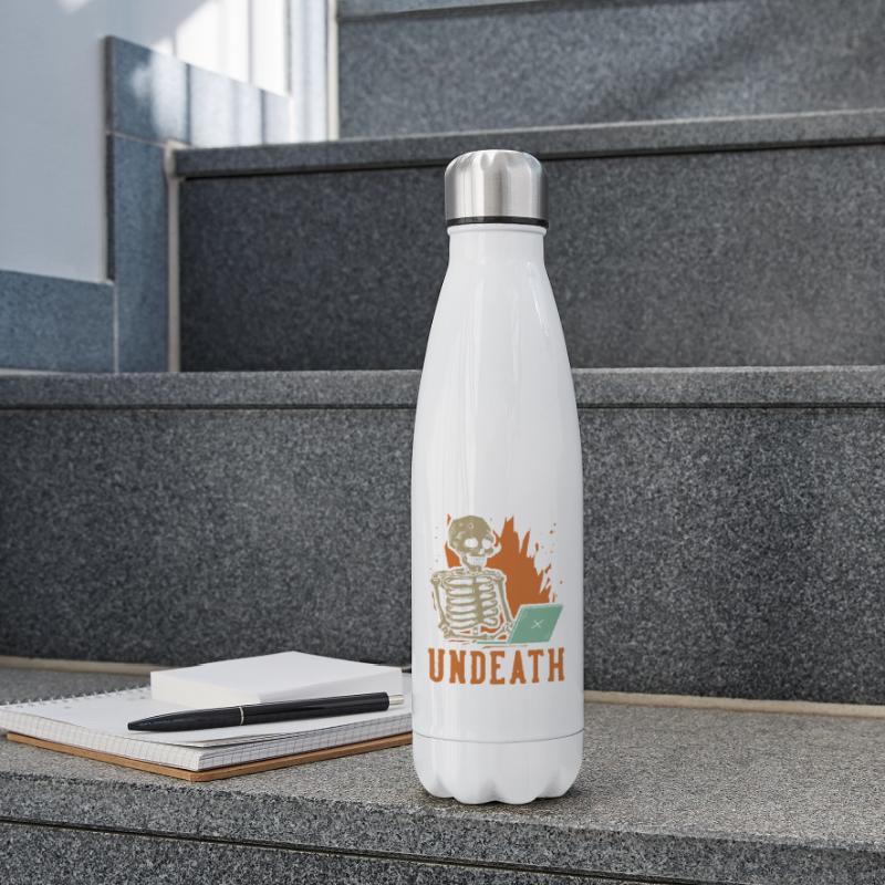 Developer Coder Programmer Skeleton Undeath Insulated Water Bottle
