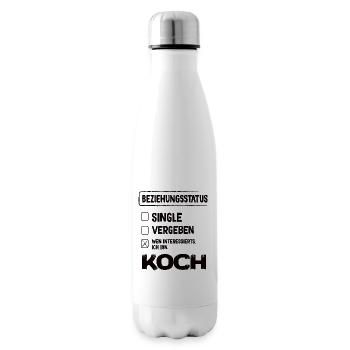 Koch relationship status - Insulated Water Bottle - white - Right