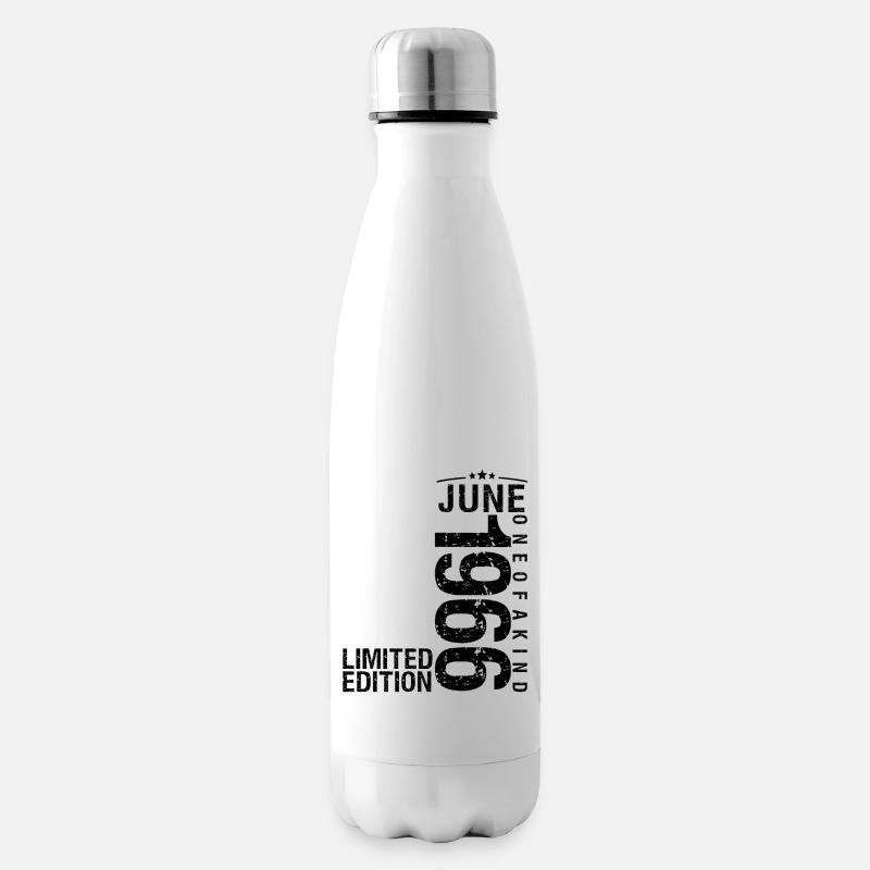 Geburtstag Juni 1966 Juni geboren im Juni 1966 - Isolierflasche - Weiß