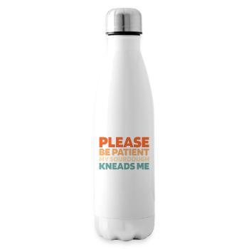 Sourdough bread - Insulated Water Bottle - white - Right