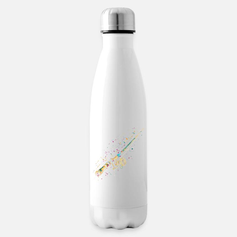 Angelrute Graffiti - Isolierflasche - Weiß