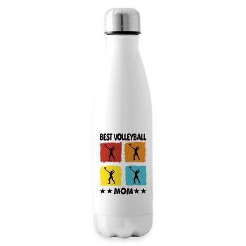 Best Volleyball Mom - Isolierflasche - Weiß - Rechts